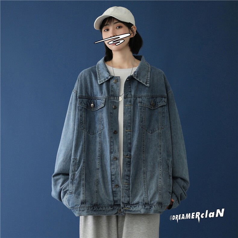 JK920-p65-限价98现货毛毯平铺港风大码牛仔ins外套cityboy，女装短外套，星座116