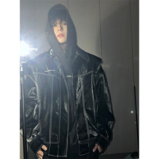 现货不缺货假两件复古扎染夹克外套1209-1-JK17-P108，男装夹克，星座1209-1