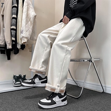 K7556-P36秋冬潮流百搭毛呢裤男长裤子日系cityboy直筒休闲裤，男装休闲裤，星座512-3