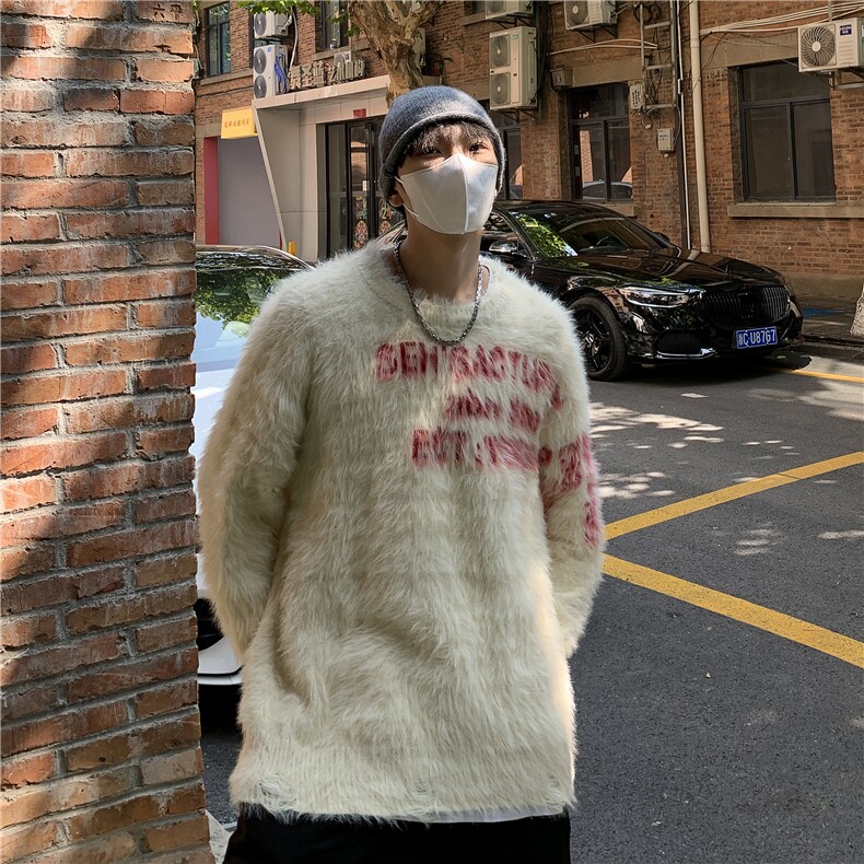 美式复古撞色条纹毛衣外套男潮高级感针织衫vintage,男装针织衫/毛衣,星座716-2