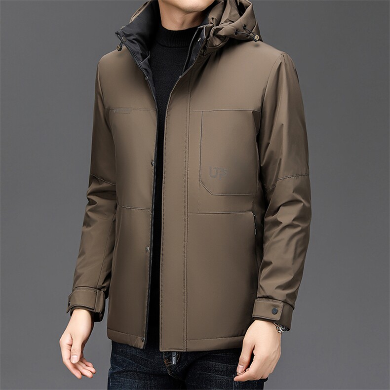 NN6316钱塘2020-3时尚休闲简约冬季厚款中年男士羽绒服P195,男装羽绒服,钱塘207-3