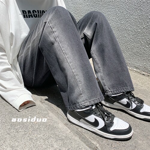 四季主推宽松阔腿拖地牛仔裤长裤B377-N672-P45-限58，男装牛仔裤，电商B377