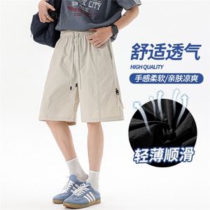 夏季工装短裤男ins潮牌休闲百搭潮流痞帅五分裤D0506-P40图片