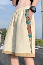1港风大码M-5XL中性风短裤女男士中裤男潮流五分裤DK7792P45控59，男装牛仔裤，星座226-2