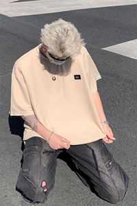 8XL-M 重磅！特大码T潮牌上衣男中性华夫格短袖T恤DX304P25控39图片