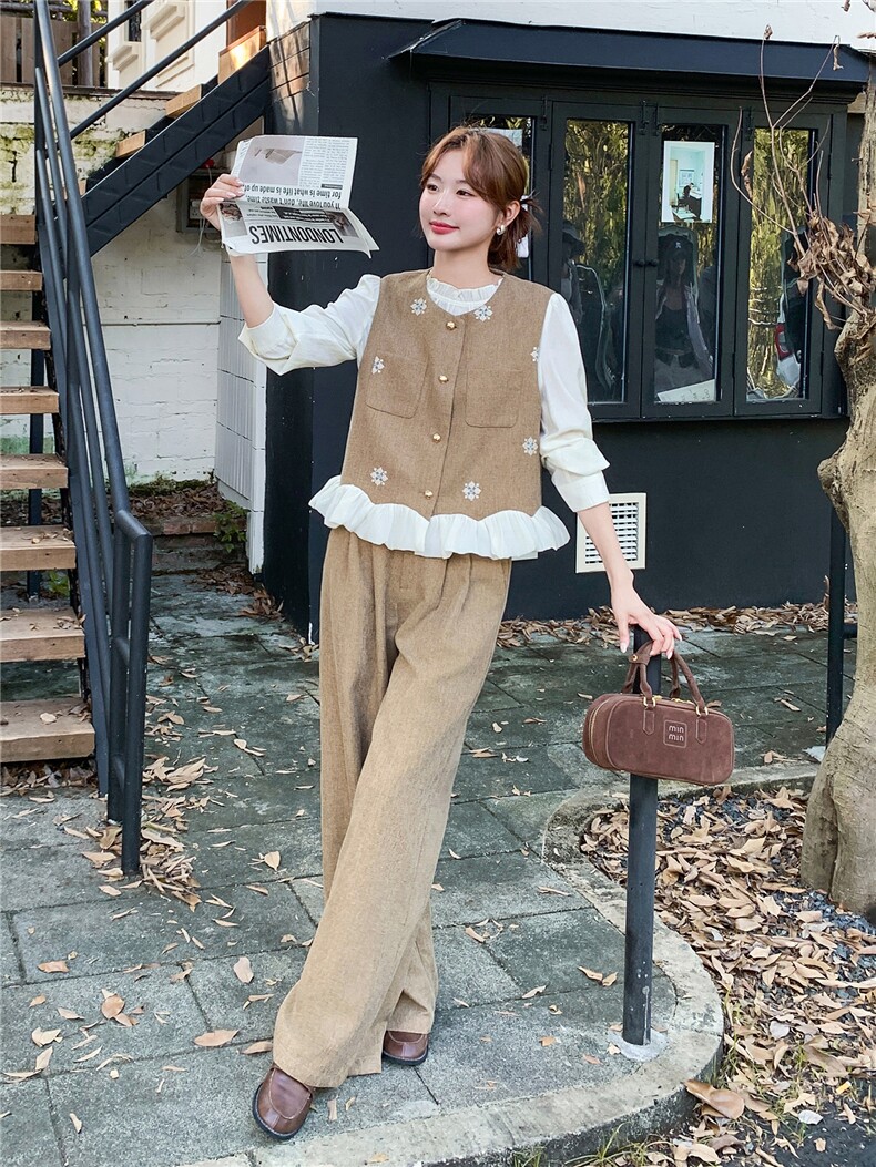 【数据好】现货新款时尚马甲三件套8520-P175-K268-P225-K338,女装套装/套裙,浙宝106