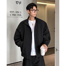 高品质春装新款老钱风美式高街解构立领棒球服飞行夹克休闲外套潮，男装夹克，电商A486-1