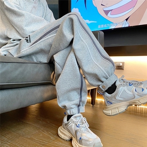 秋冬宽松束脚休闲加厚长裤Q341-P55限78  成份：聚酯纤维图片