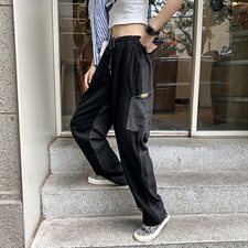 【】A003-HZ7203-P60拼接时尚男士牛仔长裤港风，男装休闲裤，电商A003
