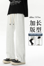 加长高个子微喇裤子男秋季潮牌拉链卫裤190cm美式运动裤KZ032P58，男装休闲裤，电商B312