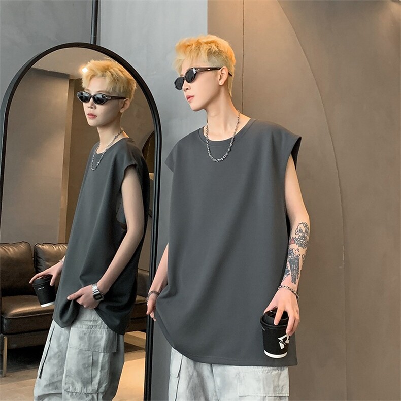 C515P34夏装男百搭青年时尚背心无袖小衫男装上衣汗衫,男装背心/马甲,星座512-6
