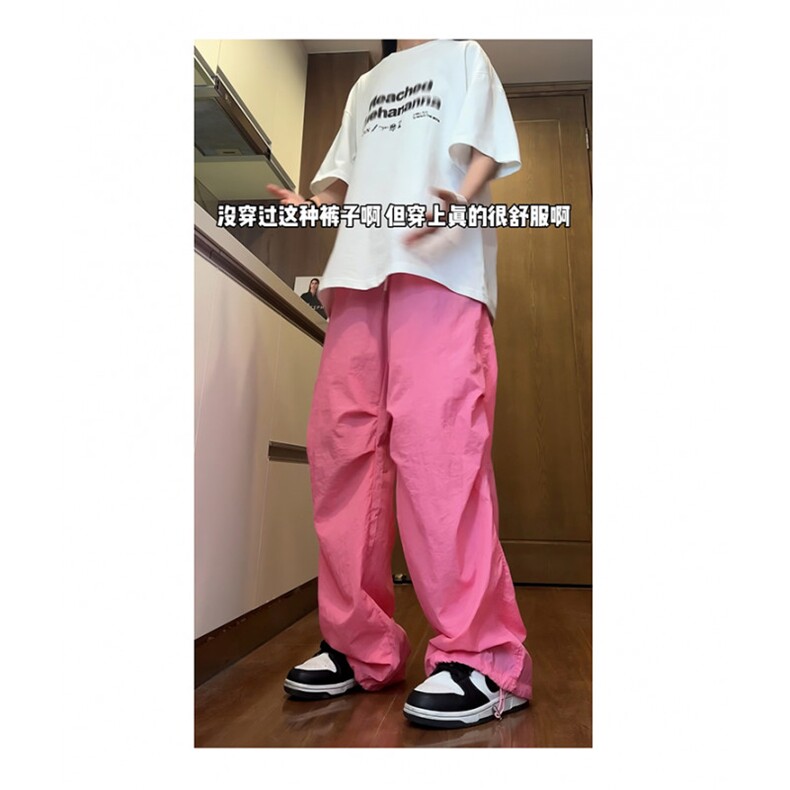 夏季速干梭织冰丝裤直筒休闲长裤  SK288 P42图片