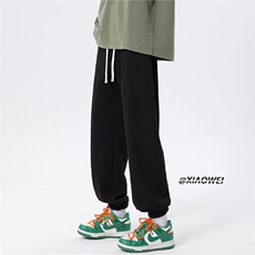冬季毛呢休闲裤男百搭加绒银狐绒D329-QM559-P60-控78，男装卫衣，电商D329