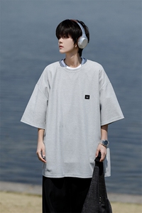 8XL-M 重磅！特大码T潮牌上衣男中性华夫格短袖T恤DX304P25控39图片