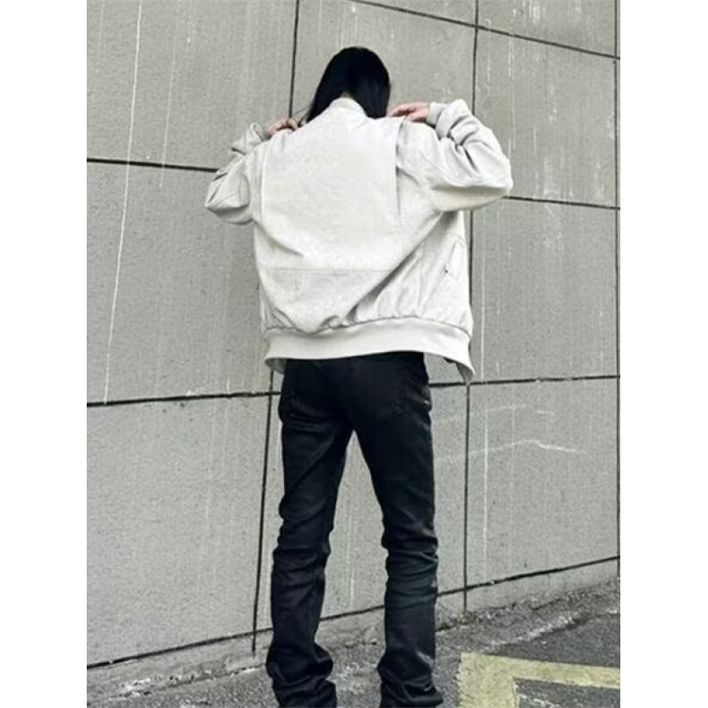 复古短款外套男女2025春秋季新款棒球服飞行员夹克JW32,男装夹克,星座1116A（原606A-3）