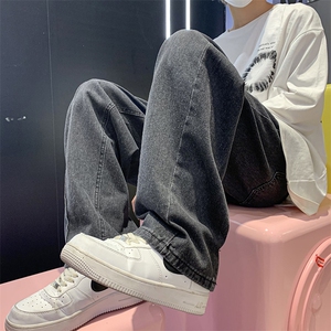 现货2025秋冬新款男装直筒宽松休闲牛仔裤D201-DM173-P45图片