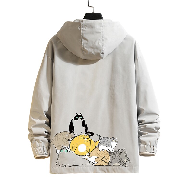 JK65155-P45连帽夹克男大码胖子棒球服上衣外套砖墙挂拍,男装夹克,电商A040A