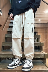 KP838P50港风休闲裤宽松运动裤拖地裤束脚裤男，男装休闲裤，星座1204-3