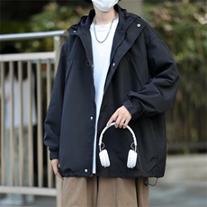 A726-P56日系休闲冲锋衣外套男款春秋季潮牌户外机能工装夹克，男装夹克，星座512-6