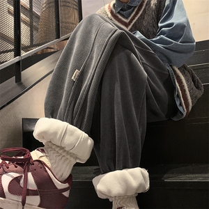 冬季新款重磅灯芯绒加绒束脚裤 M~5XL XZ604-KG68-P65控78图片