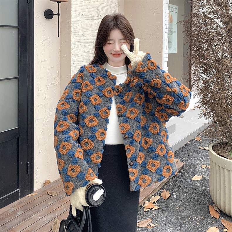 157花色毛呢料内胆羽绒157-P255-K338,女装毛呢外套,2C232