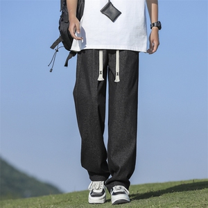 2024新款夏季美式高街牛仔裤男款直筒休闲长裤K828-特批-37图片