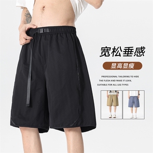 夏季工装短裤男ins潮牌休闲百搭潮流痞帅五分裤D02519-P40图片