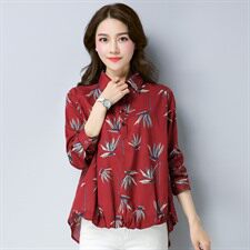 2021年秋季碎花方领长袖直筒拼接印花亮片潮流显瘦衬衫，女装衬衫，丽影随形