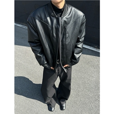 图加棉加厚立领棉衣男士潮流结构设计感棒球服棉服外套P80，男装棉衣，电商C306-1