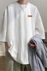 春夏季七分袖t恤男大码五分袖男短袖中袖Q11293-P30，男装T恤，电商A040