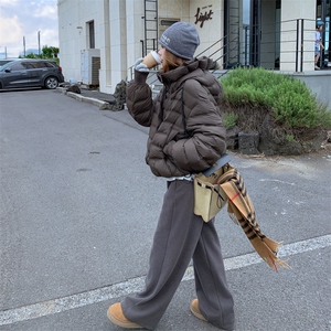 新品-重工艺高品质90绒-钱袋帽云朵泡芙羽绒服5628-P405-K598图片