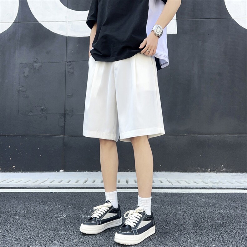 休闲短裤男韩版潮流垂感高街帅气2025夏季新款ins五分裤K5083-P36,男装牛仔裤,星座412-3