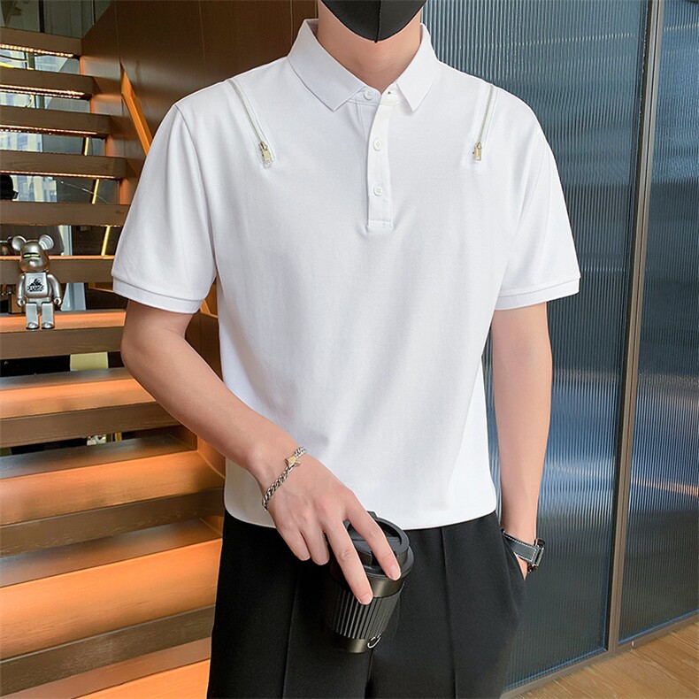 23男士翻领T恤polo衫A210-3303-p5570%棉%聚酯纤维5%氨纶,男装T恤,电商A210