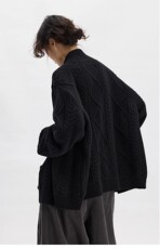 2025年秋季时尚百搭通勤简约休闲系扣开衫，女装针织衫/毛衣，斯尔特羊绒