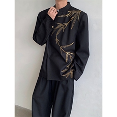 现货！25喜服亮片重工刺绣新中式西服外套xz92-p158，男装西服，电商B288