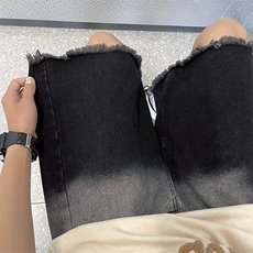 青春流行ins男直筒水洗牛仔裤D2120P36，男装牛仔裤，星座1116-2