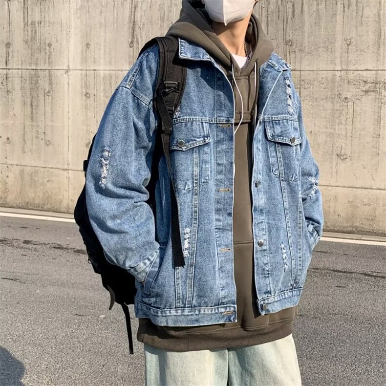 春季新款美式男外套夹克J2093P65图片