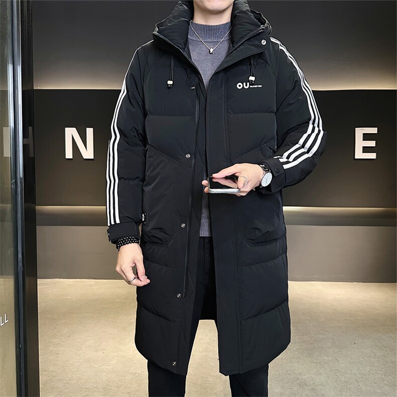 50白鸭绒中长款男装羽绒服连帽加厚保暖外套C317-Y6150-P265,男装羽绒服,电商C317