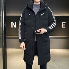 50白鸭绒中长款男装羽绒服连帽加厚保暖外套C317-Y6150-P265，男装羽绒服，电商C317