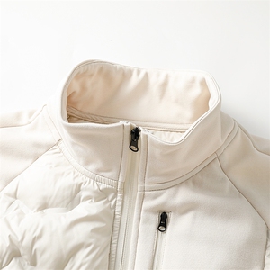 冬季开衫立领拼接轻薄保暖羽绒服90白鸭绒 XZ309 Y95659  P115图片