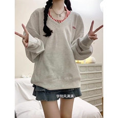 QC018-P6824早秋新款卫衣女有配内吊带衫，男装卫衣，星座617A-2