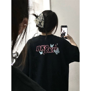 万针全刺绣工艺抖音得物高品质260克重磅纯棉双纱美式高街短袖T恤图片