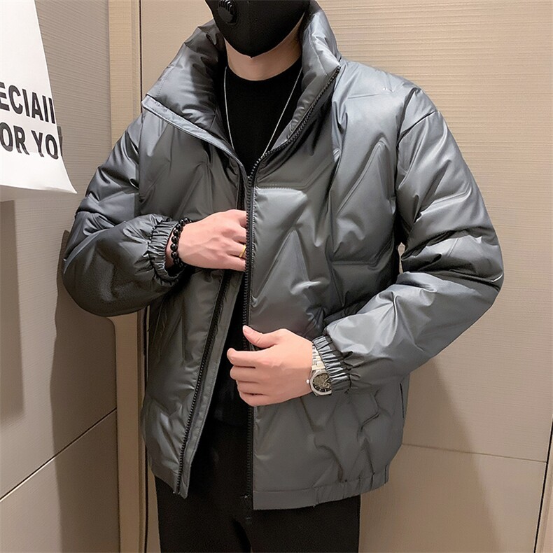 有报告足货店主小伙PU轻薄羽绒服潮流外套男YR2369-P138图片