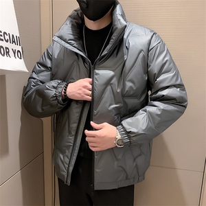有报告足货店主小伙PU轻薄羽绒服潮流外套男YR2369-P138图片