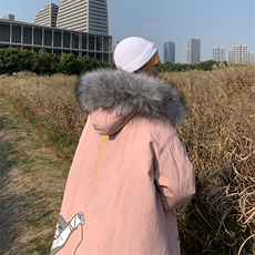 MM48013-P130冬季大毛领棉衣男士大码加厚棉袄男棉服，男装棉衣，电商A040