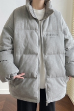 2023冬季新款港风罗莱大码麂皮绒印花棉衣M-5XHM22602-P115，男装棉衣，电商A022