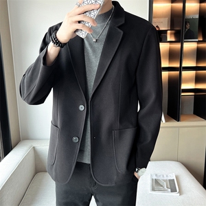 店主风~秋冬新款休闲呢子西装外套 F850/P125图片