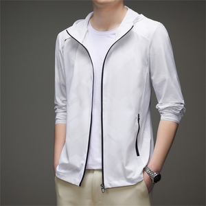 BW8226钱塘2020-2夏季薄款男士长袖连帽夹克外套透气防晒衣P110图片