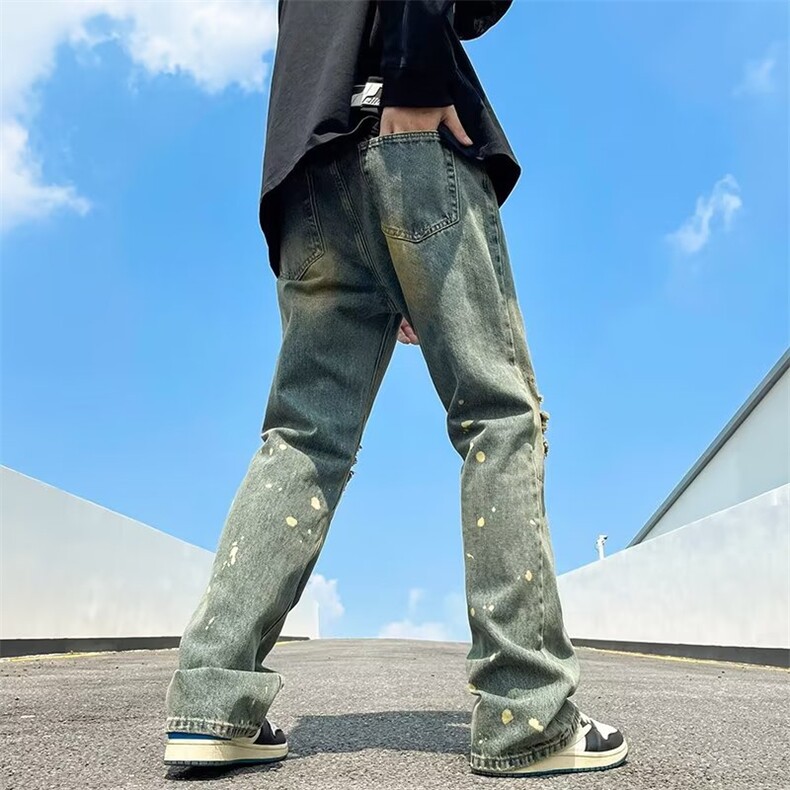 美式牛仔裤男款秋季长裤潮NC1003P48,男装牛仔裤,星座1116-2