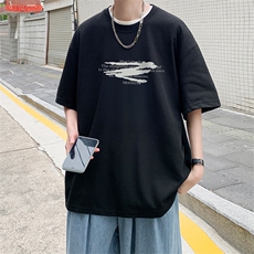 量大优供视频220克美式短袖t恤T3051得物直播有280克品质，男装T恤，电商A486